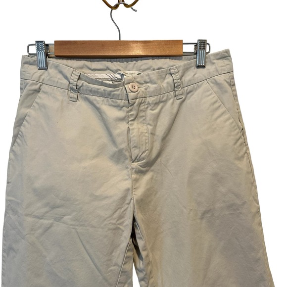 Garnet Hill Classic Cotton Khaki Chino Pants Size 8 - Picture 4 of 9